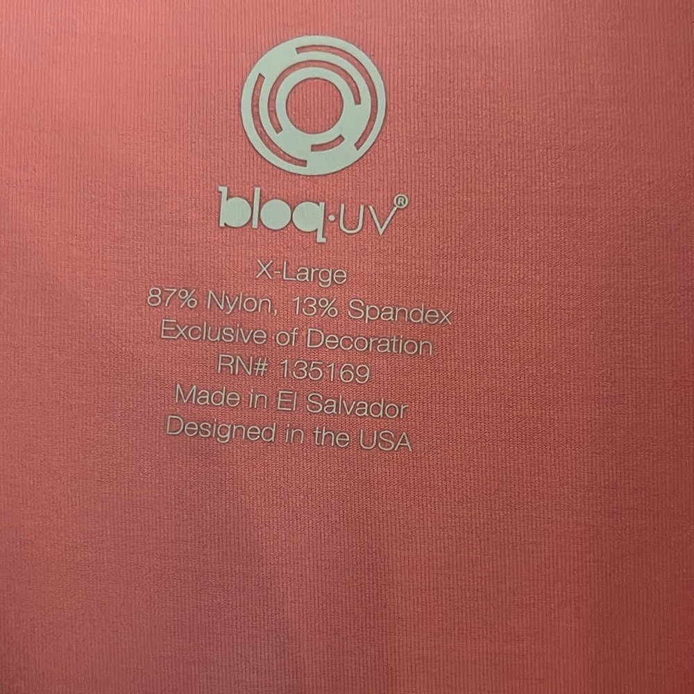 BLOQ UV Performance 1/2 zip Mock Top - Picture 3 of 12